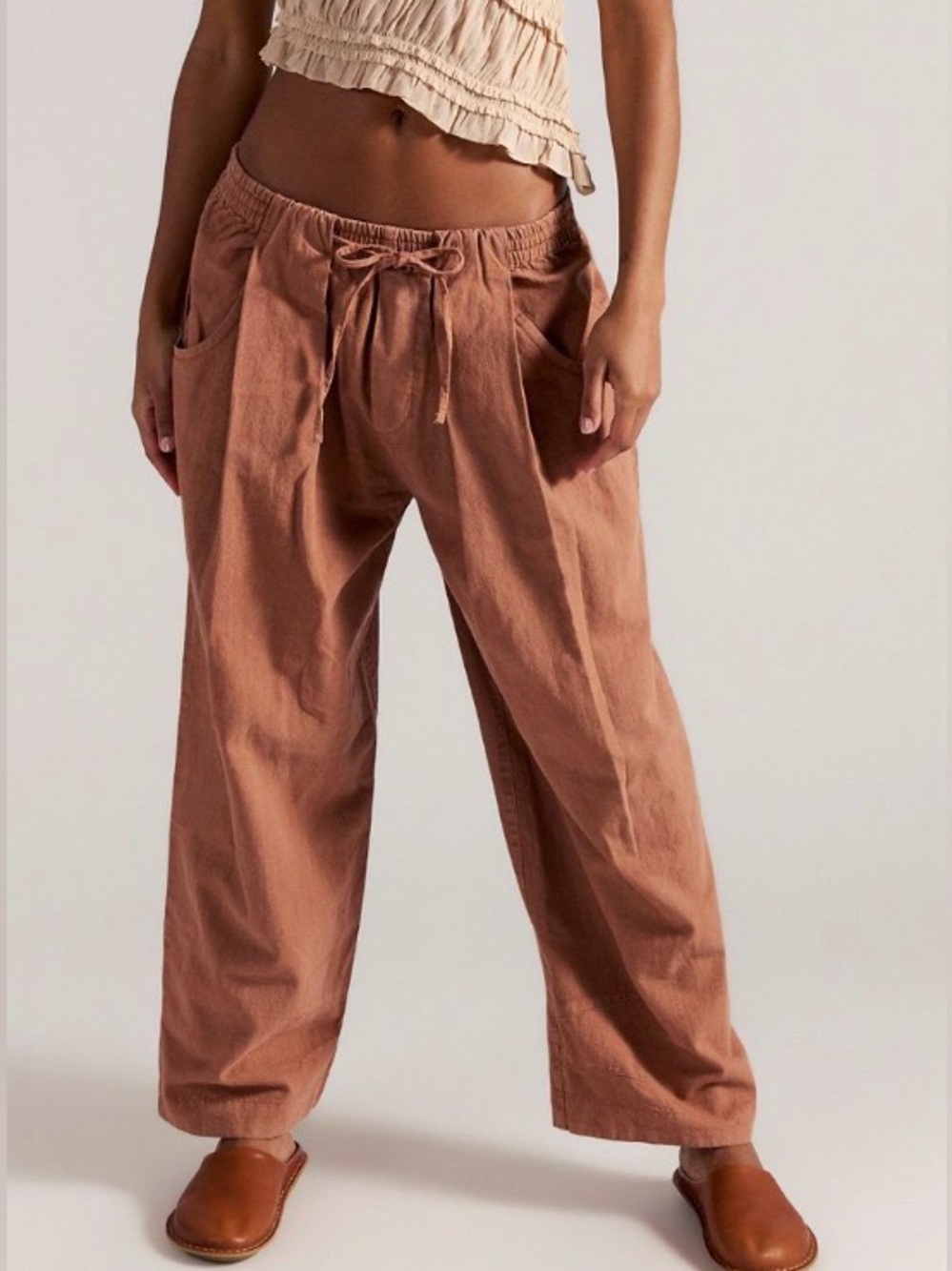 Free People Chamber Laid Back pull-on
pants